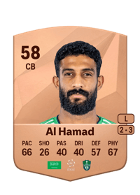 Fahad Al Hamad Common 58 OVR