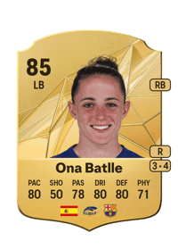 Ona Batlle Rare 85 OVR