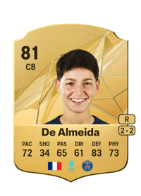 Elisa De Almeida Rare 81 OVR