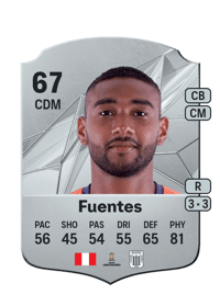Aldair Fuentes Rare 67 OVR