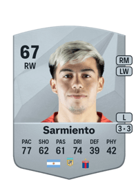 Darío Sarmiento Common 67 OVR