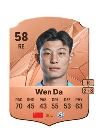 Wen Da Rare 58 OVR