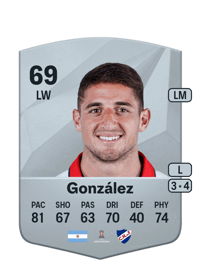 Gastón González Common 69 OVR
