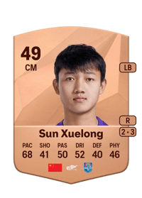 Sun Xuelong Common 49 OVR