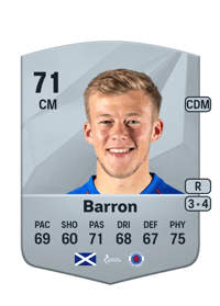 Connor Barron Common 71 OVR