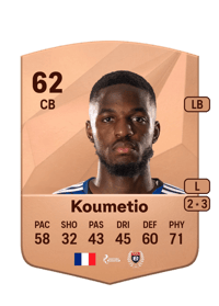 Billy Koumetio Common 62 OVR