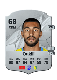 Yassin Oukili Rare 68 OVR