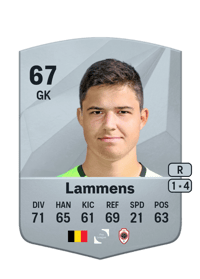 Senne Lammens Common 67 OVR
