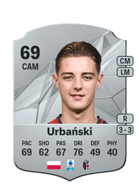 Kacper Urbański Rare 69 OVR