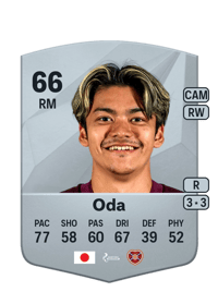 Yutaro Oda Common 66 OVR