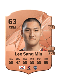 Lee Sang Min Rare 63 OVR