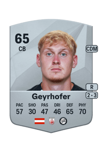 Niklas Geyrhofer Common 65 OVR