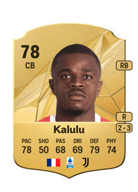 Pierre Kalulu Rare 78 OVR