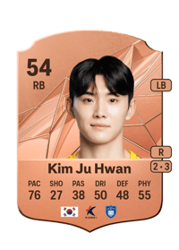 Kim Ju Hwan Rare 54 OVR