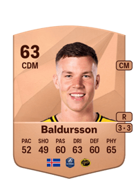 Andri Fannar Baldursson Common 63 OVR