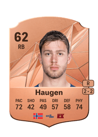 Herman Haugen Rare 62 OVR