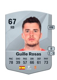 Guille Rosas Common 67 OVR