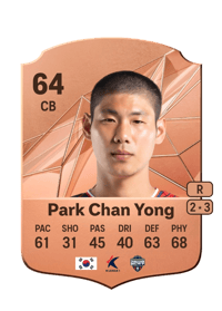 Park Chan Yong Rare 64 OVR
