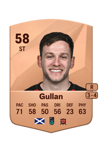 Jamie Gullan Common 58 OVR