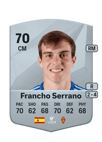 Francho Serrano Common 70 OVR