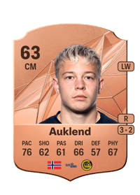 Sondre Auklend Rare 63 OVR
