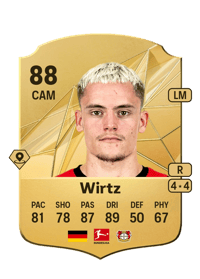 Florian Wirtz Rare 88 OVR