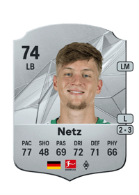 Luca Netz Rare 74 OVR