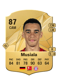 Jamal Musiala Rare 87 OVR