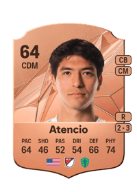 Josh Atencio Rare 64 OVR