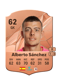 Alberto Sánchez Rare 62 OVR