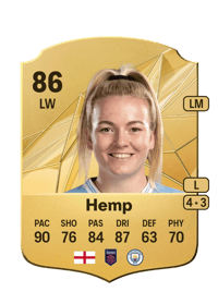 Lauren Hemp Rare 86 OVR