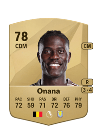 Amadou Onana Common 78 OVR