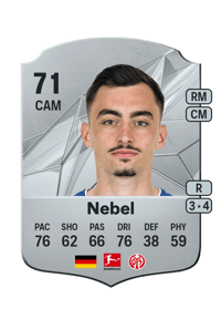Paul Nebel Rare 71 OVR