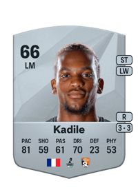 Junior Kadile Common 66 OVR