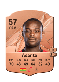 Isaac Asante Rare 57 OVR