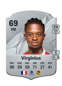 Alan Virginius Rare 69 OVR