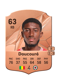 Fodé Doucouré Rare 63 OVR