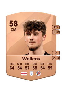 Charlie Wellens Common 58 OVR