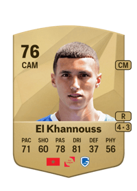 Bilal El Khannouss Common 76 OVR