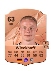 Jannes Wieckhoff Rare 63 OVR