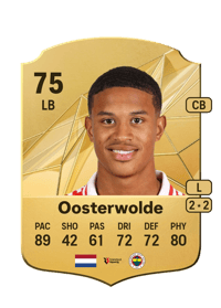 Jayden Oosterwolde Rare 75 OVR