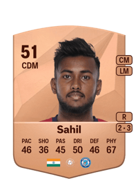 Sheikh Sahil Common 51 OVR
