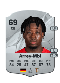 Bright Akwo Arrey-Mbi Rare 69 OVR