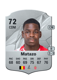 Eliot Matazo Rare 72 OVR