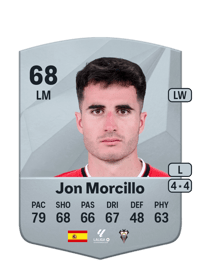 Jon Morcillo Common 68 OVR