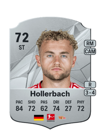 Benedict Hollerbach Rare 72 OVR