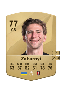 Illia Zabarnyi Common 77 OVR