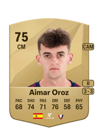 Aimar Oroz Common 75 OVR