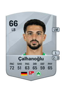 Kerim Çalhanoğlu Common 66 OVR