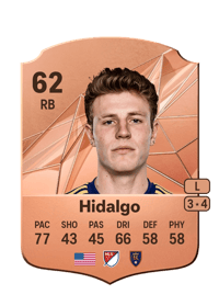 Bode Hidalgo Rare 62 OVR